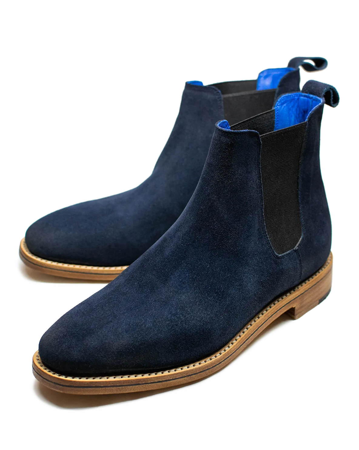 Bota Chelsea (Gamuza Azul)